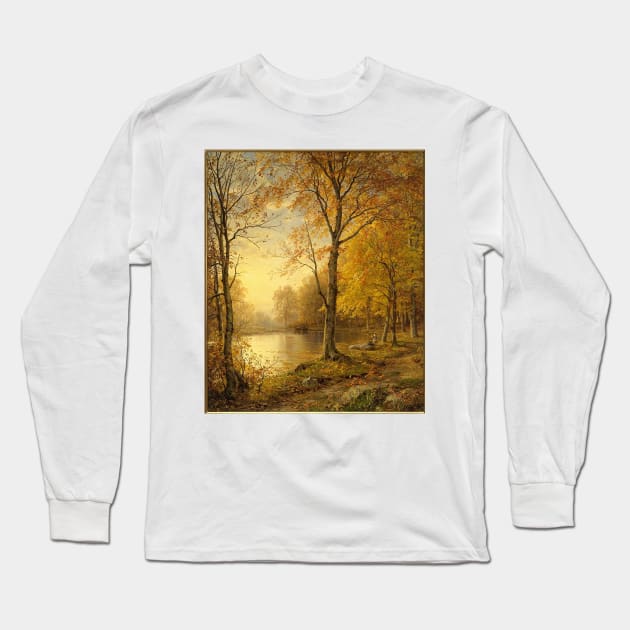 Indian Summer by William Trost Richards Long Sleeve T-Shirt by CANJ72